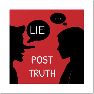 post-truth era Posters and Art